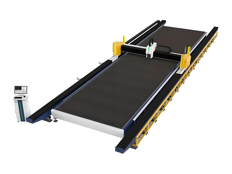 Gantry Büyük Formatlı Fiber Lazer Kesme Makinesi
